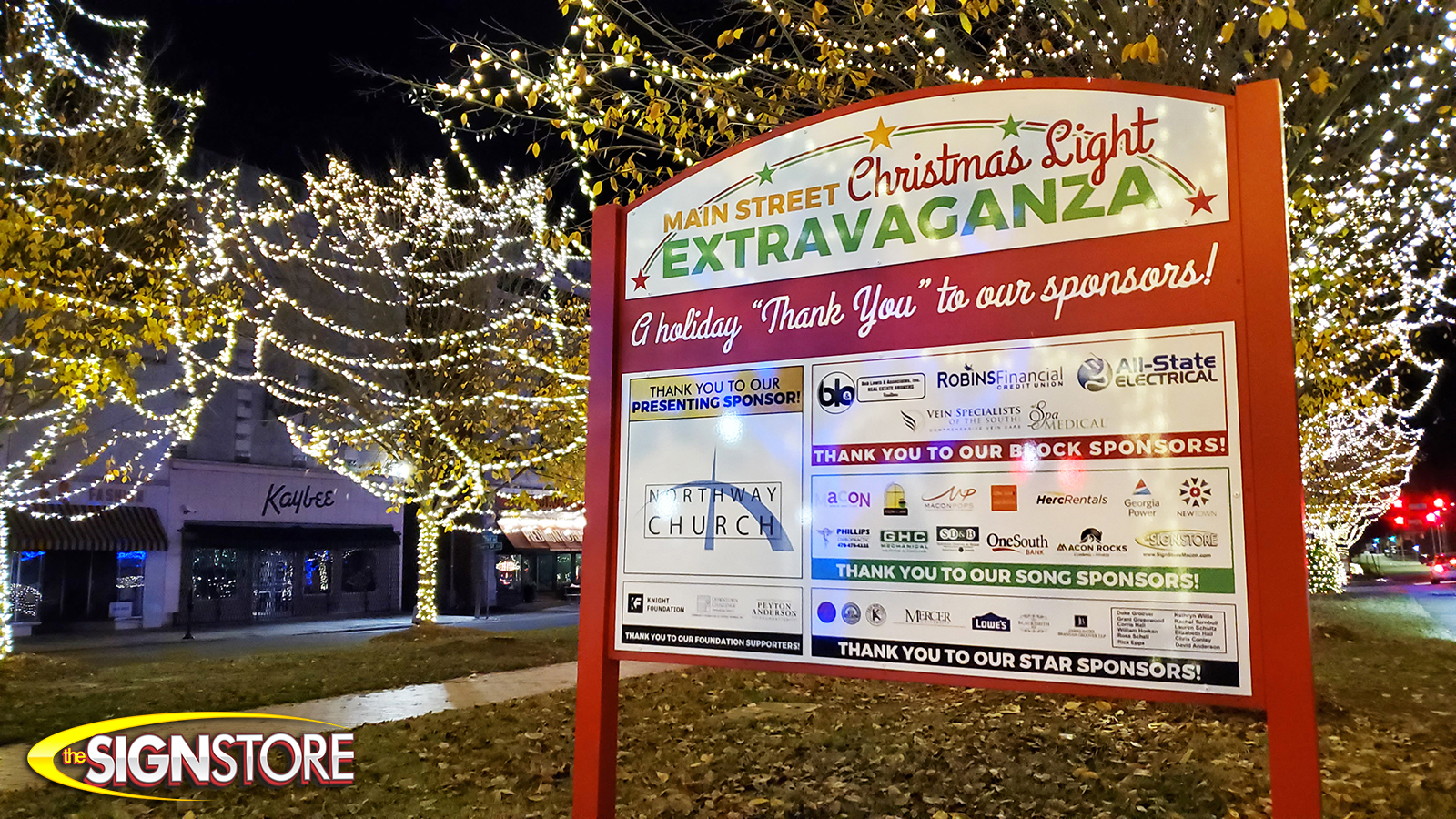 The Sign Store - Main Street Christmas Light Extravaganza